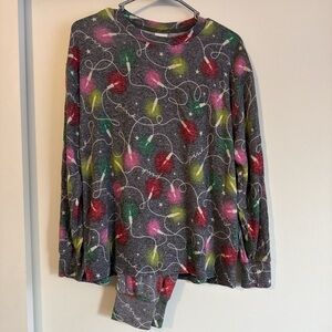 PINK Victoria's Secret Christmas Light Pajamas